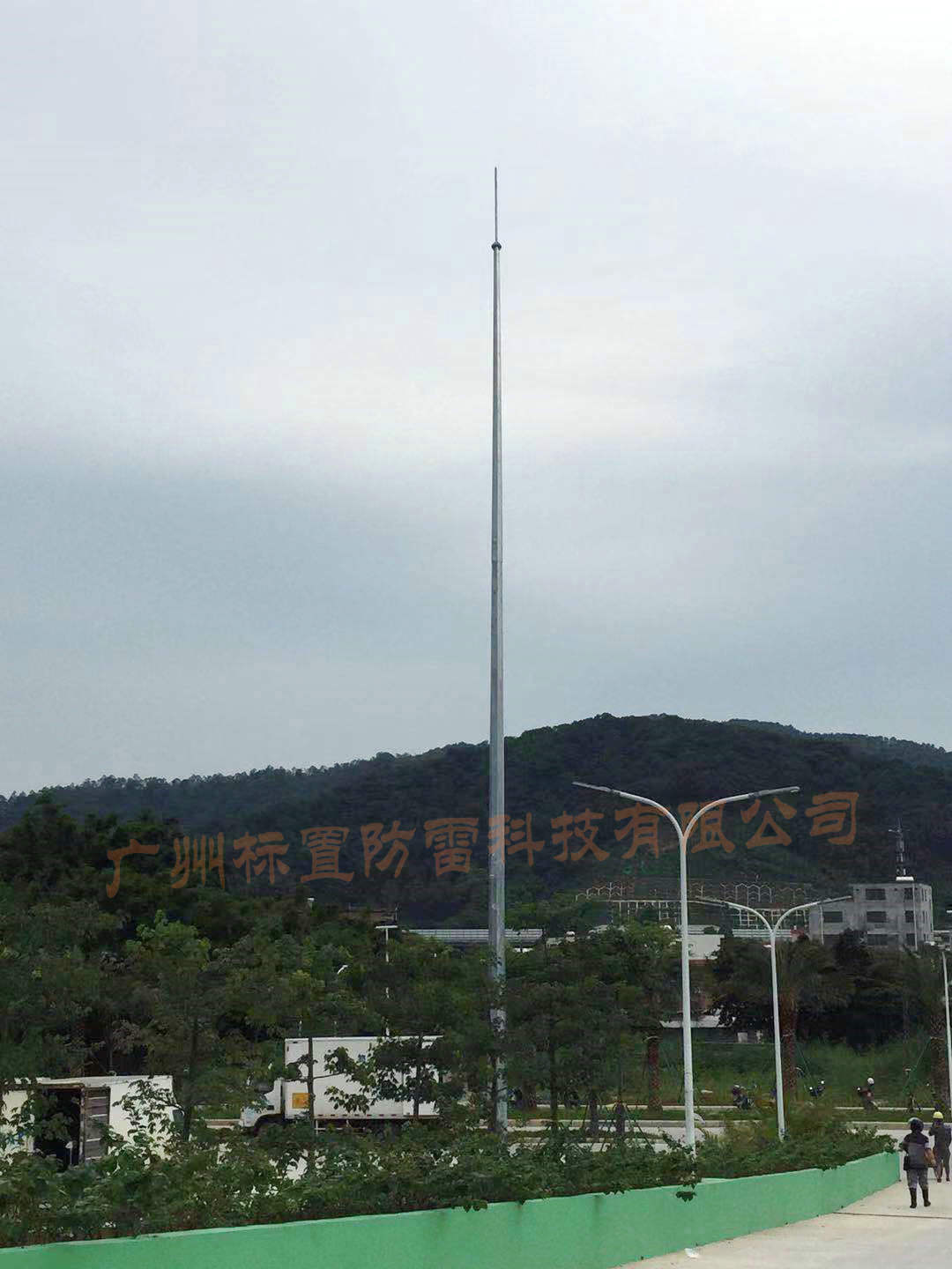 停车场接闪高杆工程